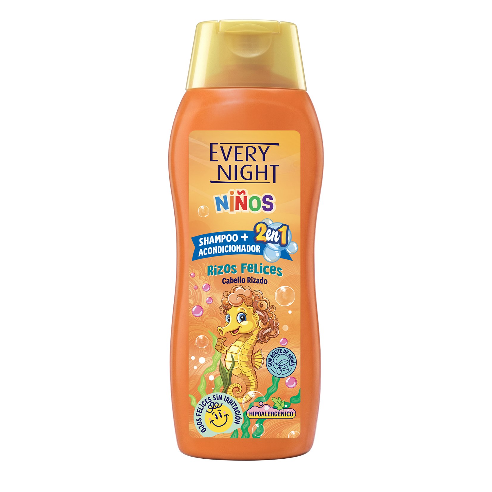Champú y Acondicionador 2 en 1 Every Night Niños Rizos Felices